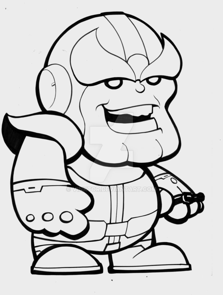 Thanos Gordo Pequeño