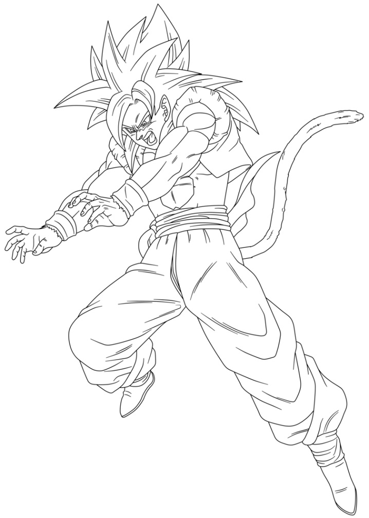 Ataque SSJ4 Gogeta