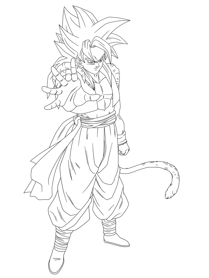 SSJ4 Gogeta Parece Enojado