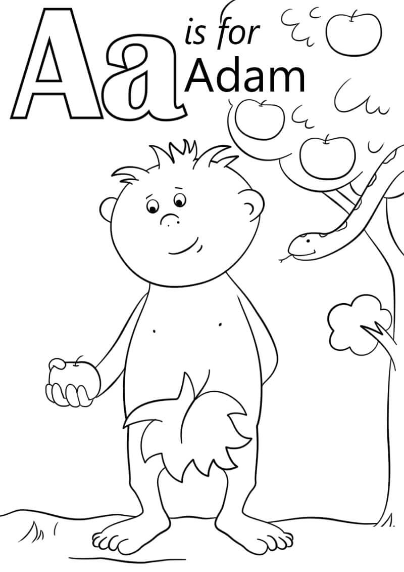 Adam Letra A