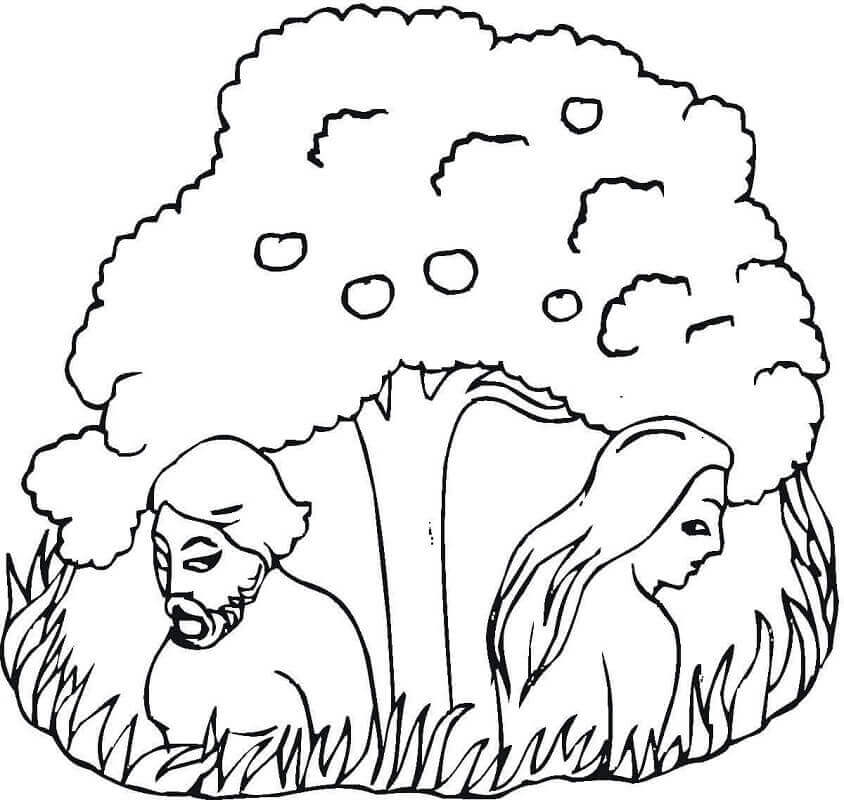 Adán y Eva bajo el árbol