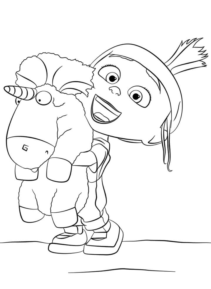 Agnes Con Unicornio