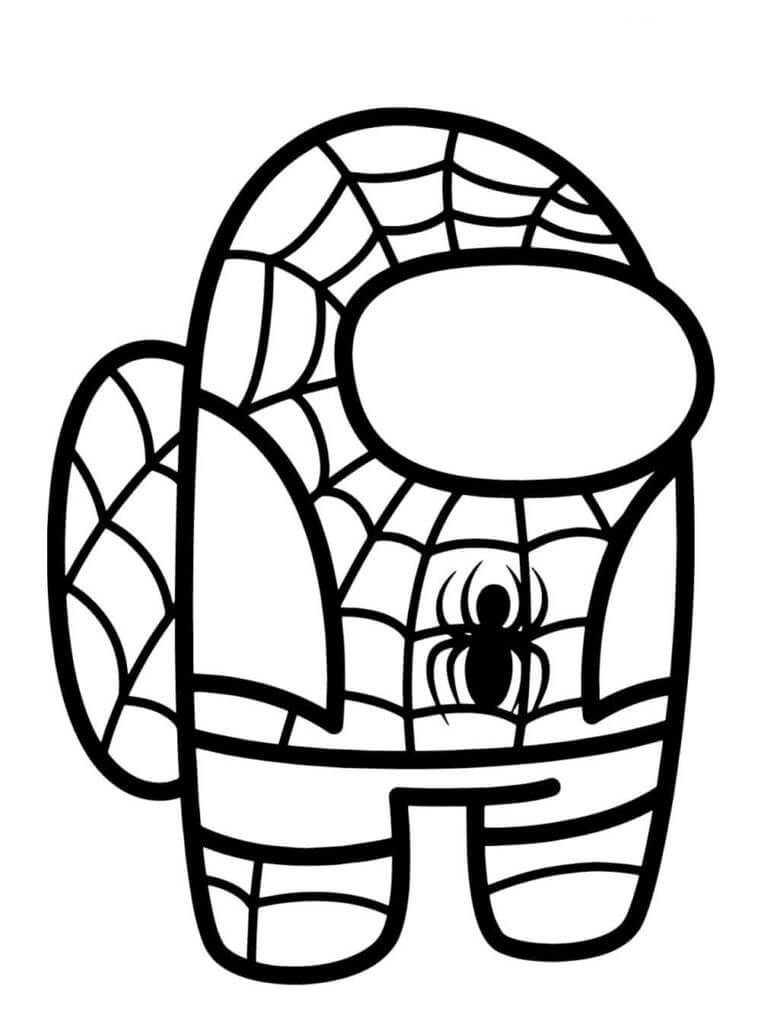 Among Us Piel Hombre Araña