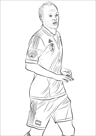 Andrés Iniesta Corriendo