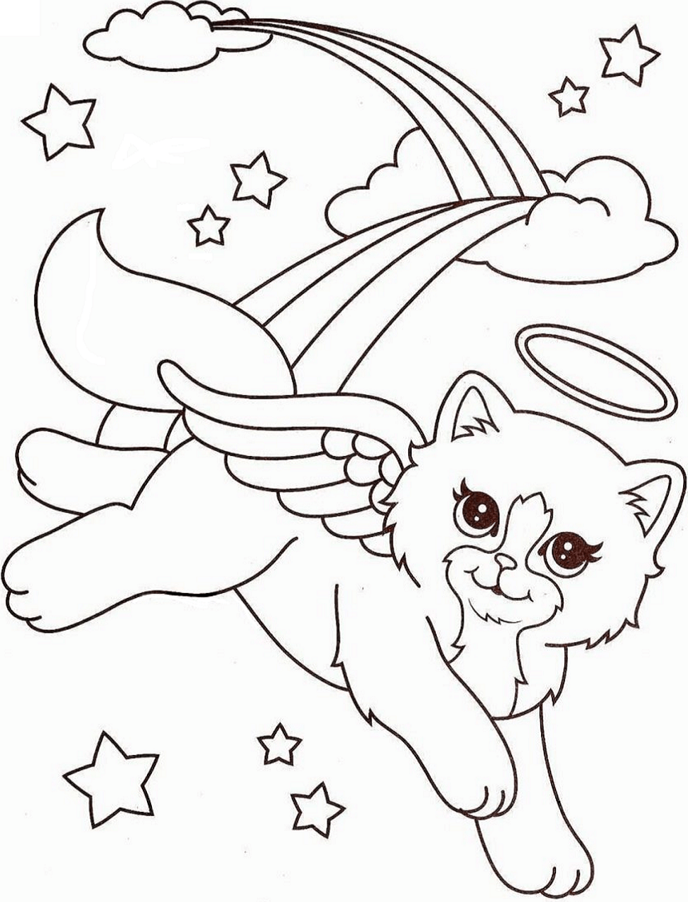 Ángel Gatito De lisa frank