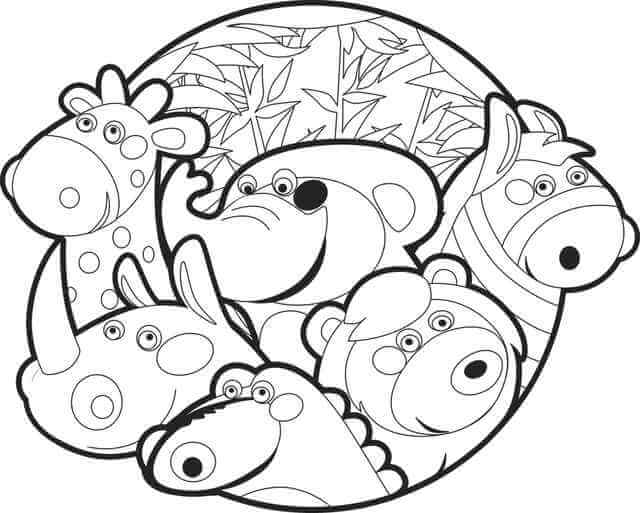 Animal de Dibujos Animados en el Zoológico
