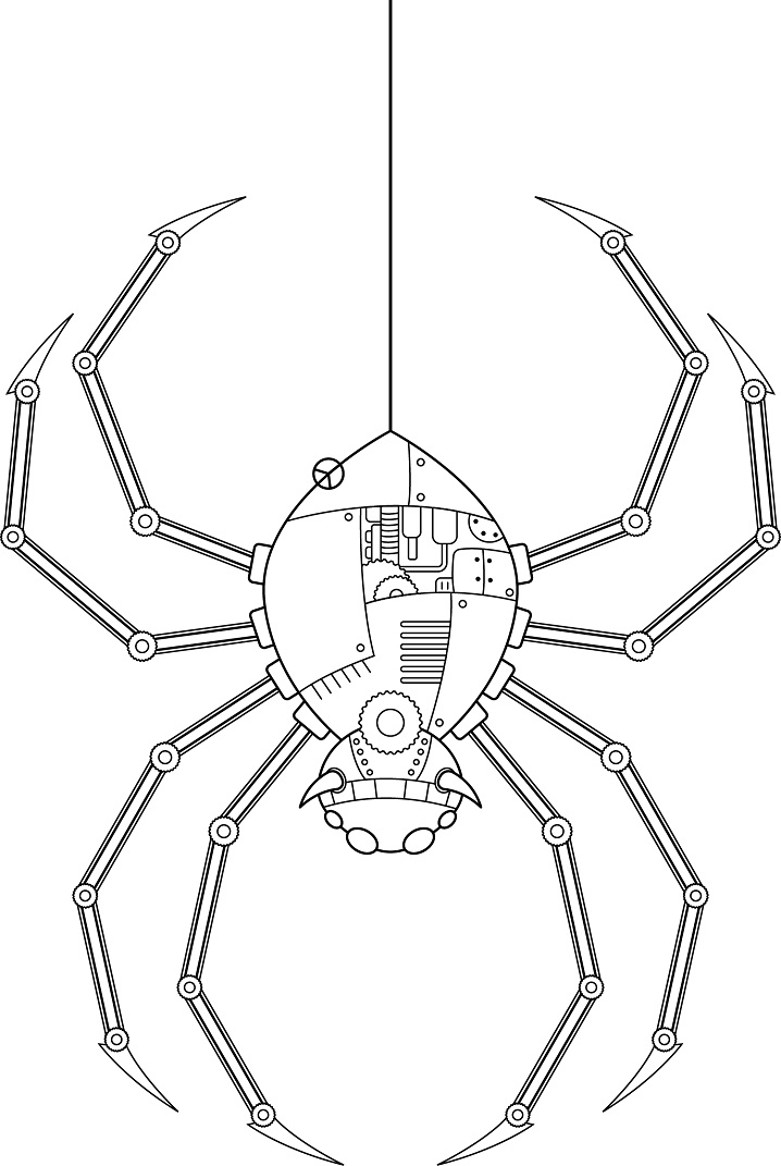 Araña Steampunk
