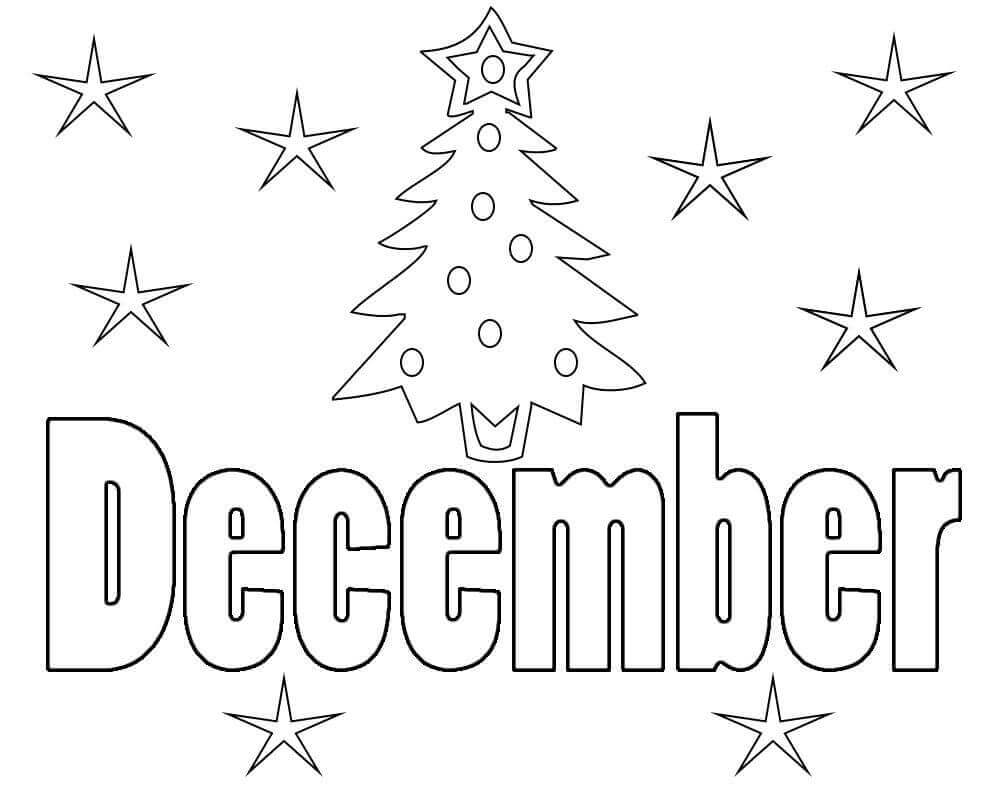 Árbol de Navidad para Diciembre