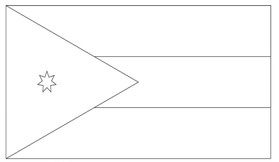 Bandera De Jordania