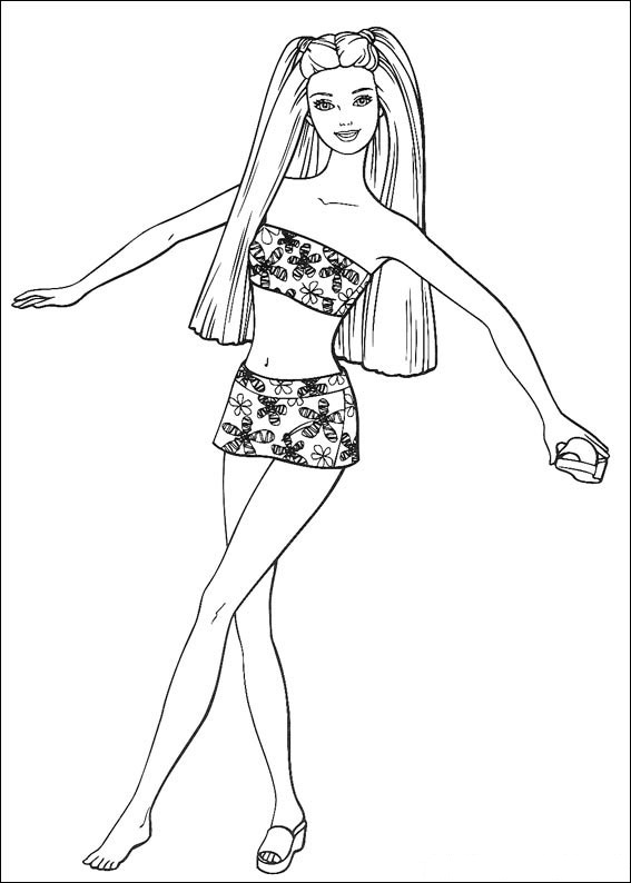 Barbie Con Traje De Baño