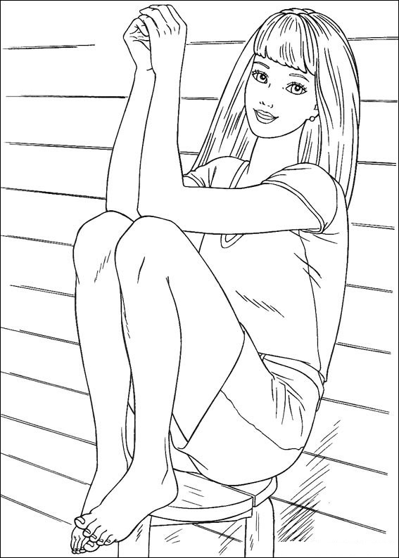 Barbie Sentada
