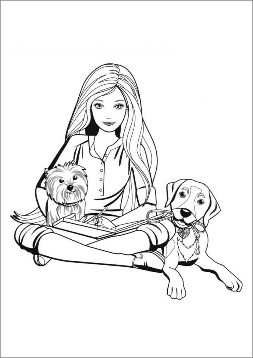 Barbie y Dos Perros