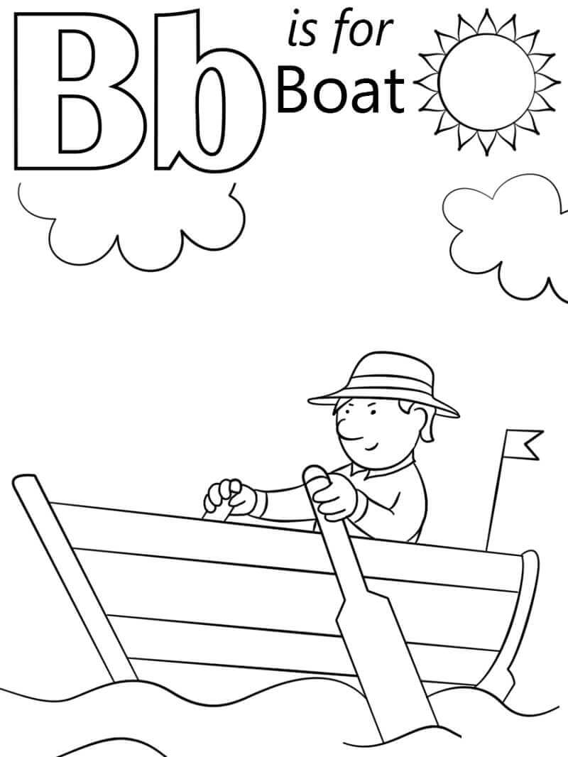 Barco Letra B