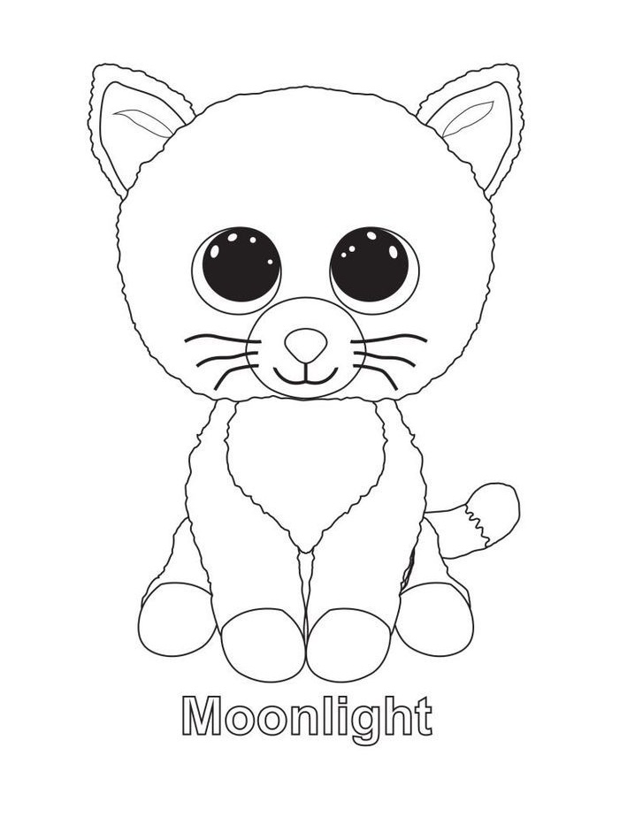 Beanie Boo Claro de Luna