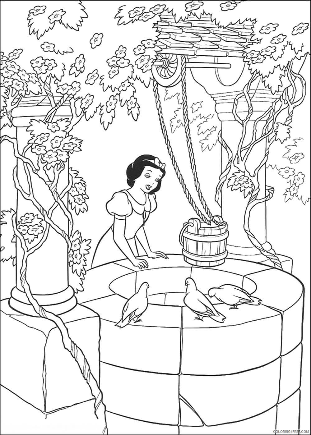 Blancanieves para Imprimir