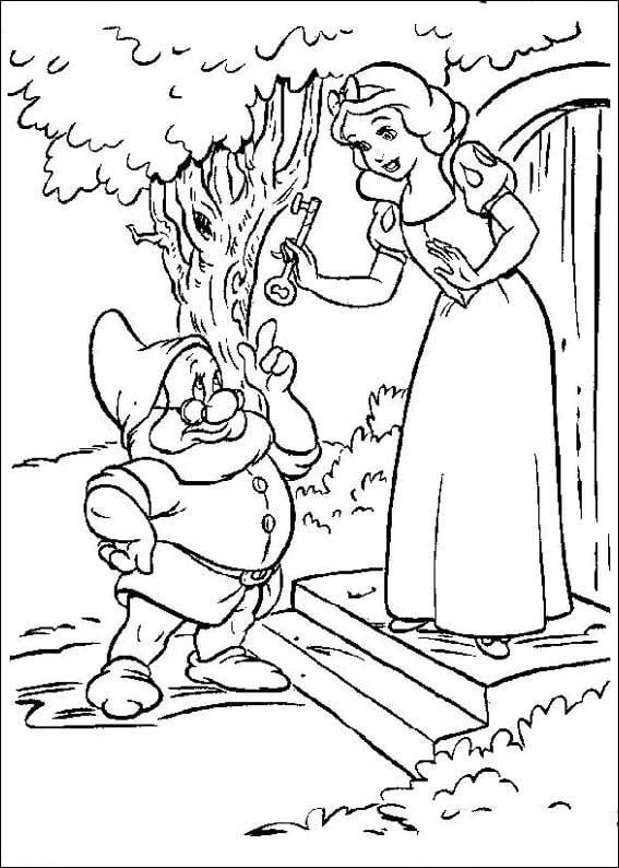 Blancanieves Tiene la Llave y el Enano