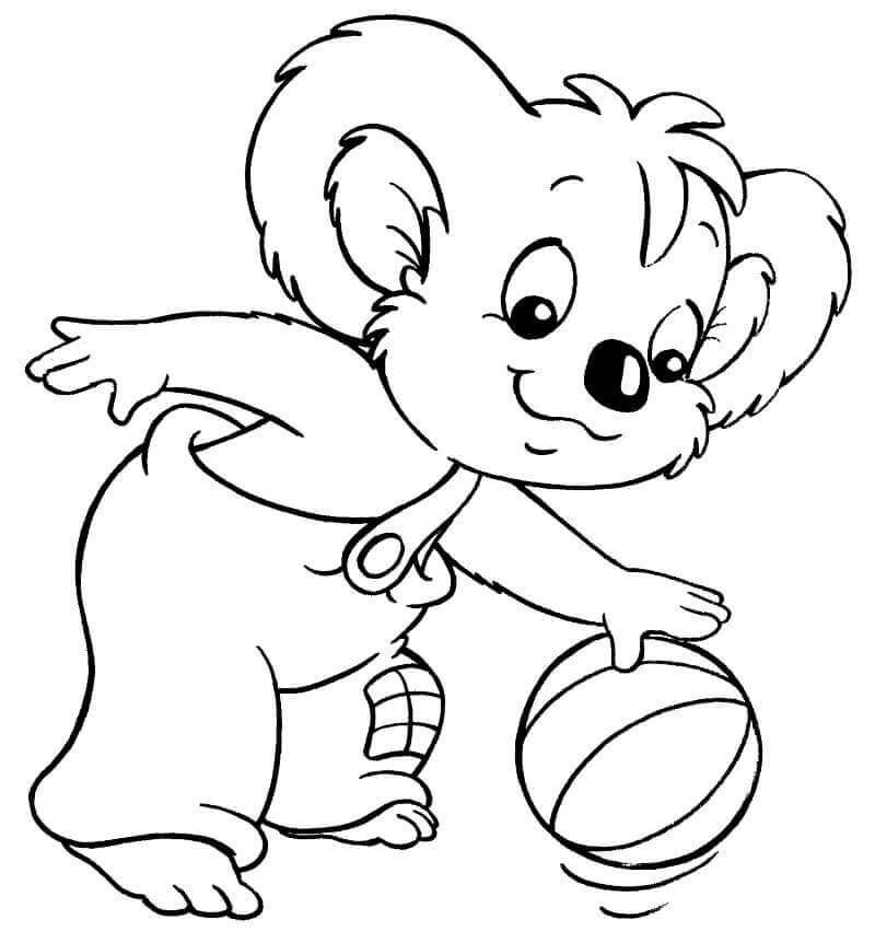Blinky Bill Jugando Baloncesto