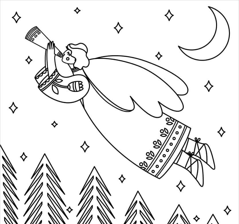 Bonito Ángel Volando