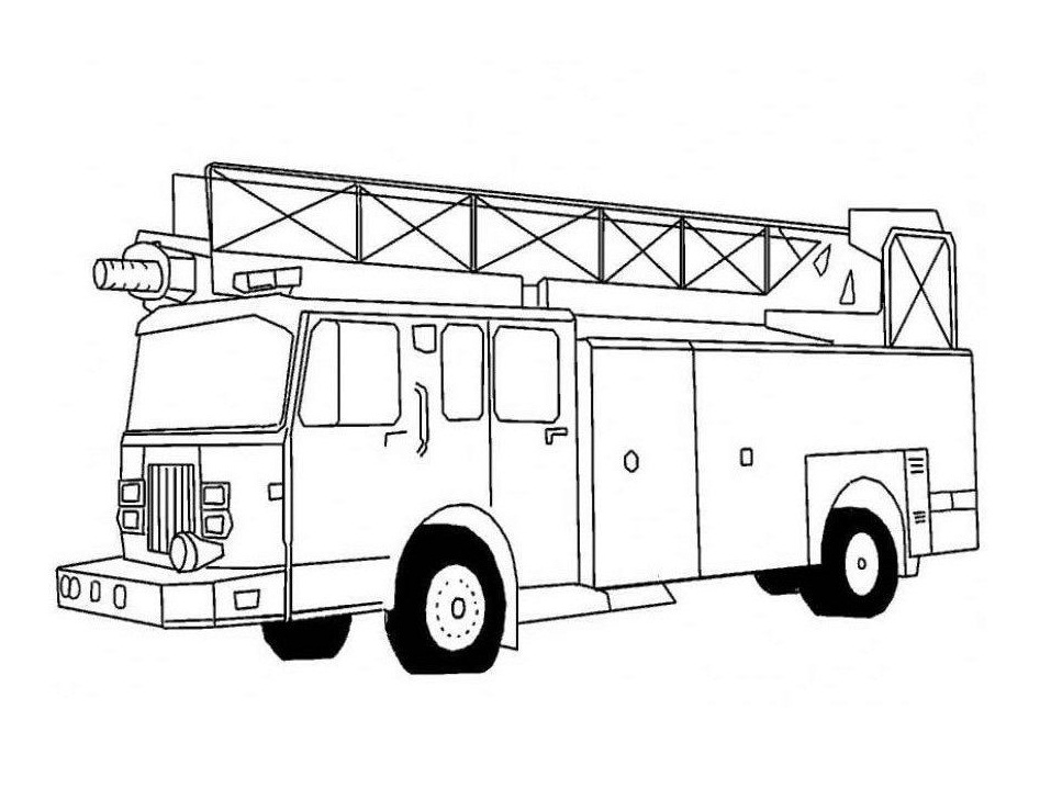 Buen Camión de Bomberos