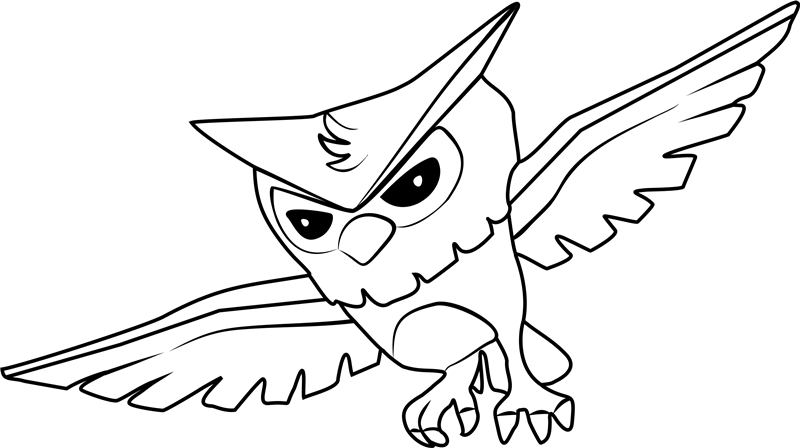 Búho Volando