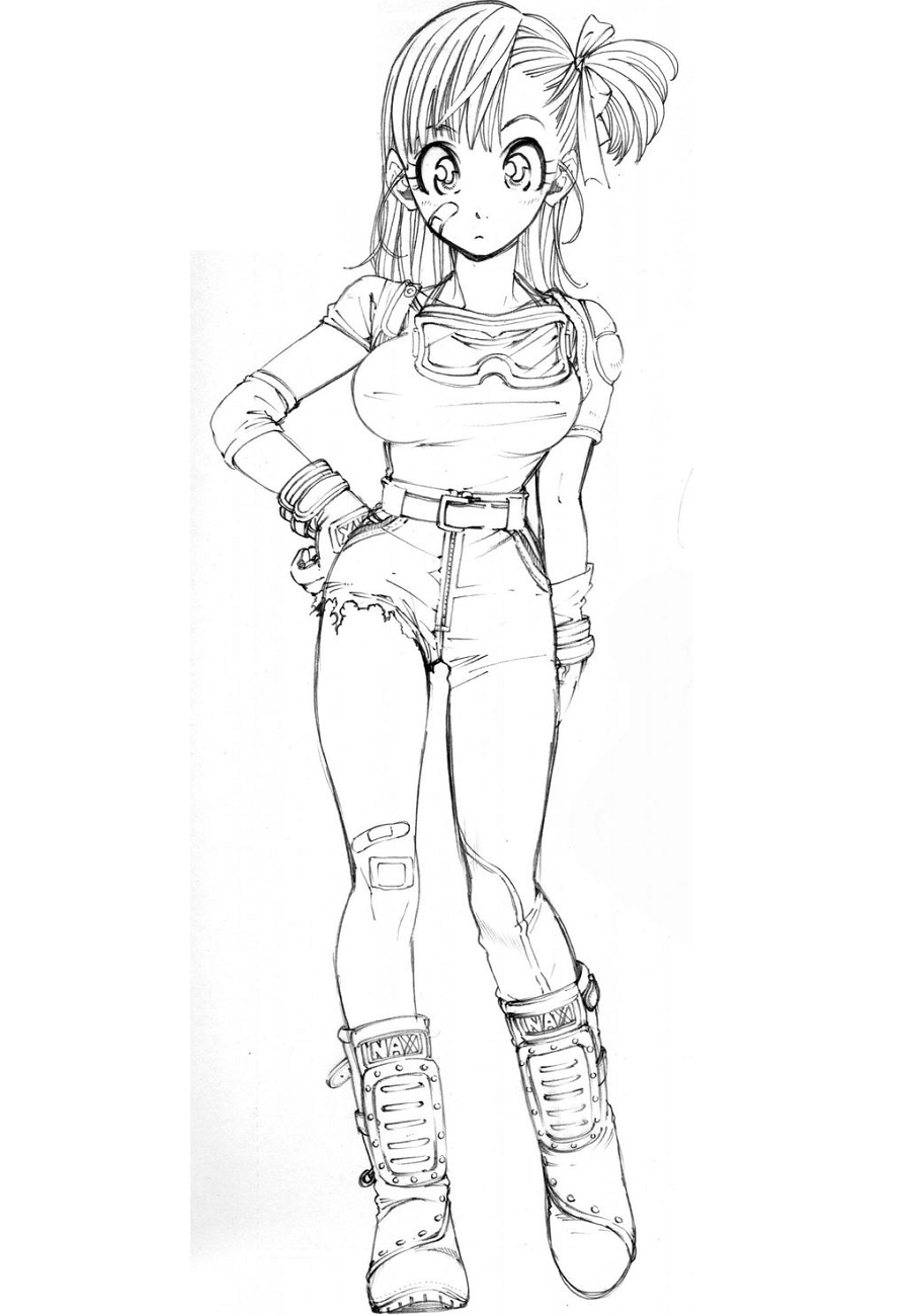 Bulma En Anime Dragon Ball