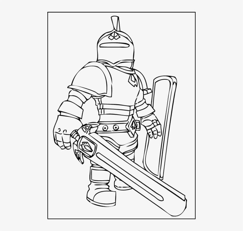 Caballero Roblox con Espada