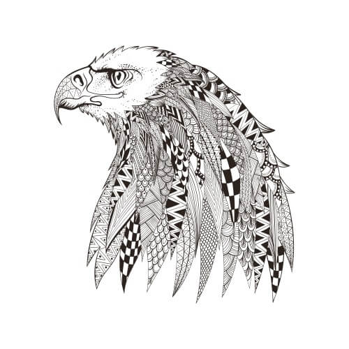 Cabeza Águila Mandala