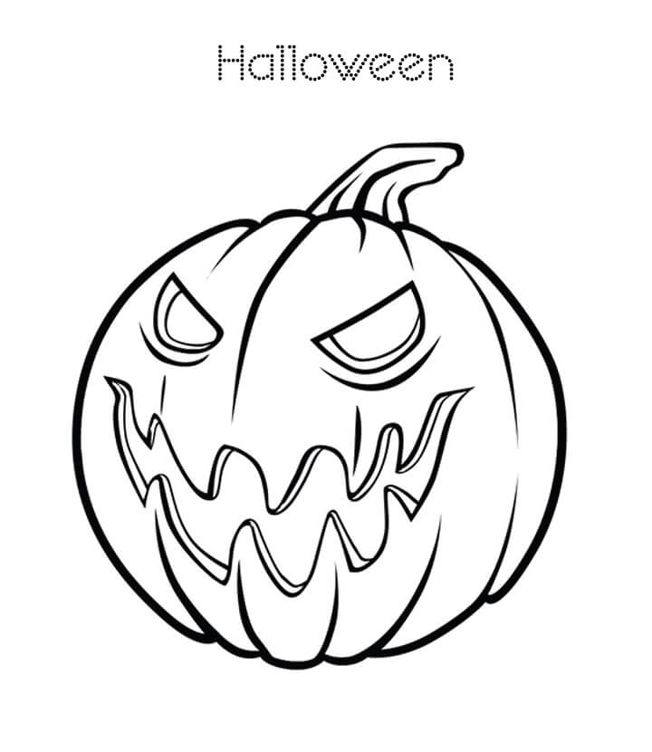 Calabaza Aterradora Básica