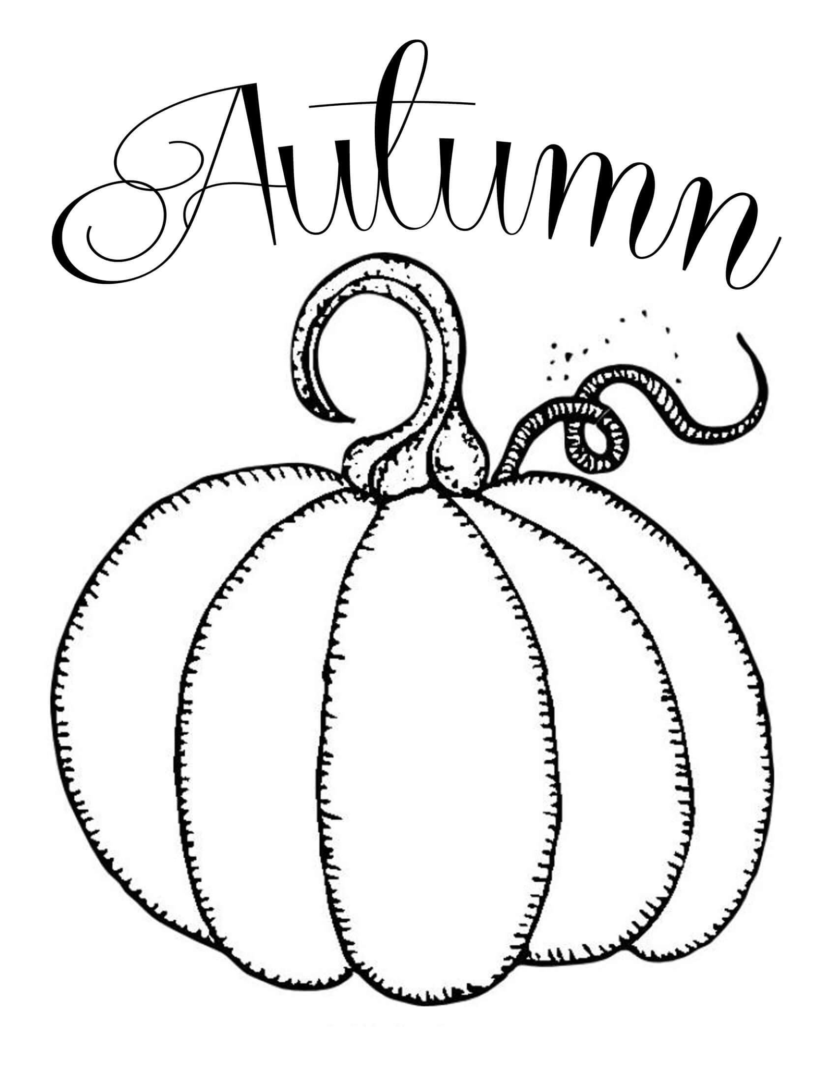 Calabaza en Otoño