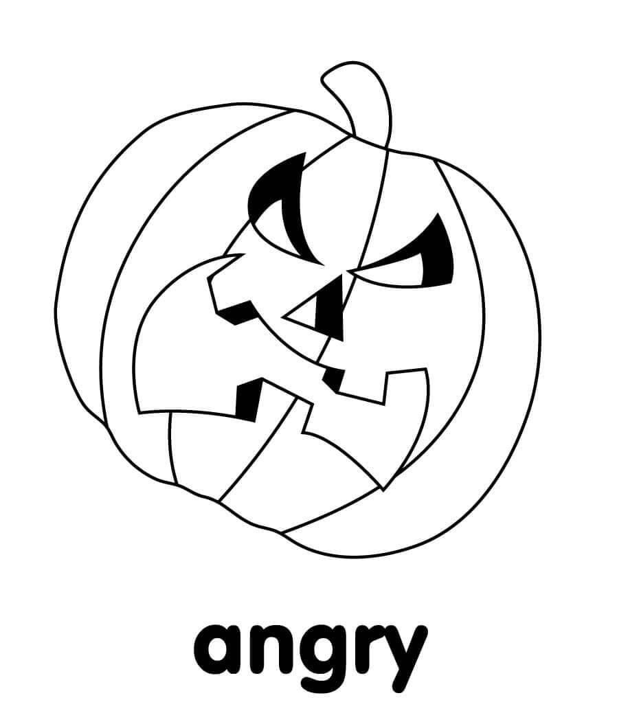 Calabaza Enfadada