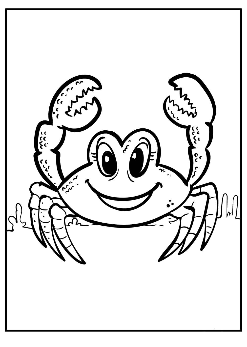 Cangrejo de Dibujos Animados
