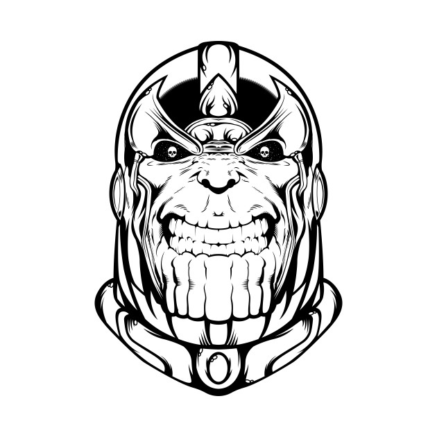 Cara Espeluznante De Thanos