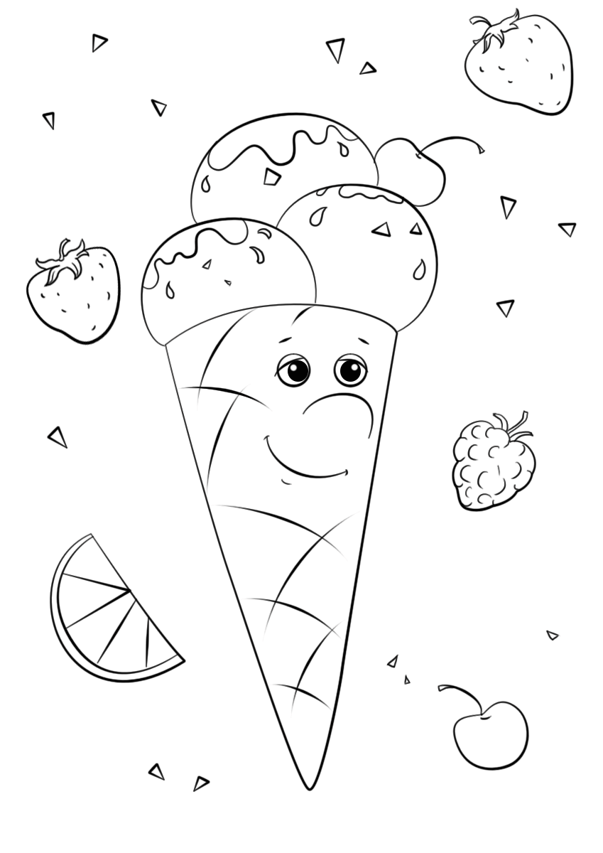Carácter De Helado Lindo
