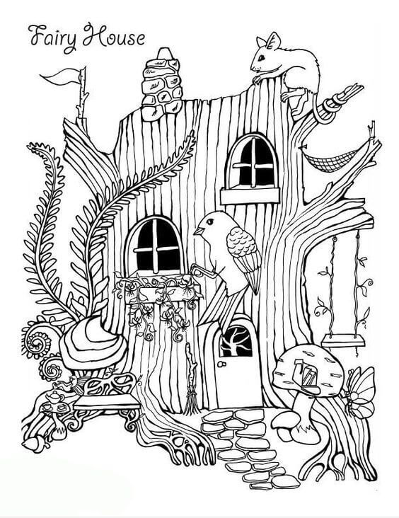 Casa de Hadas con Animal