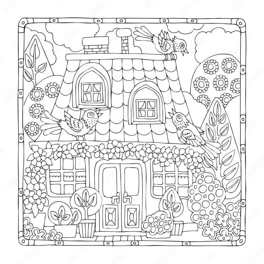 Casa de Hadas de Dibujos Animados