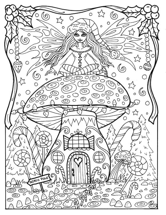 Casa de Hadas en Navidad