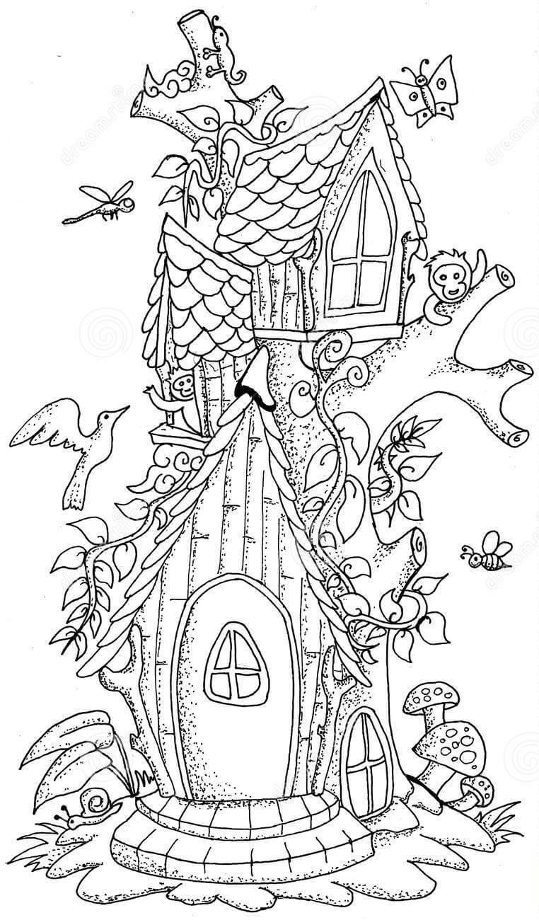 Casa de Hadas y Animal