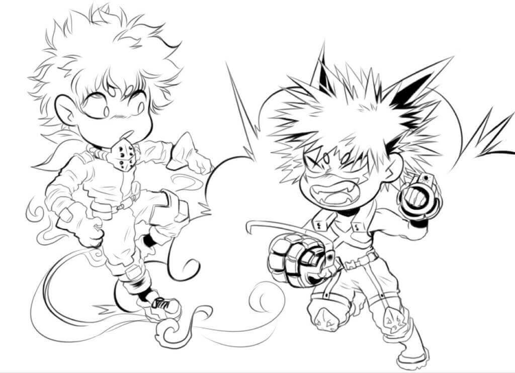Chibi Bakugo Y Deku