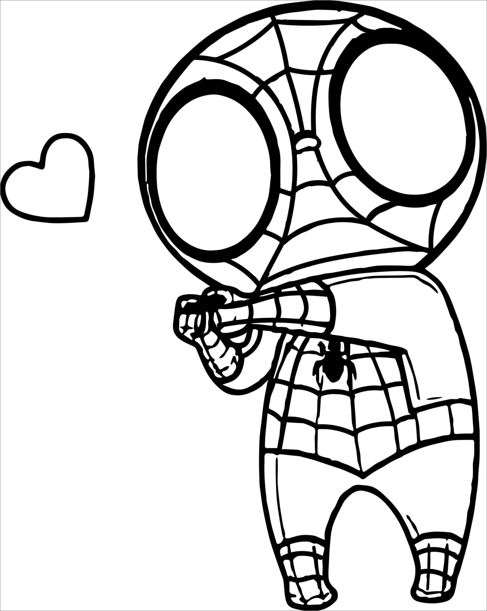 Chibi Hombre Araña Lindo
