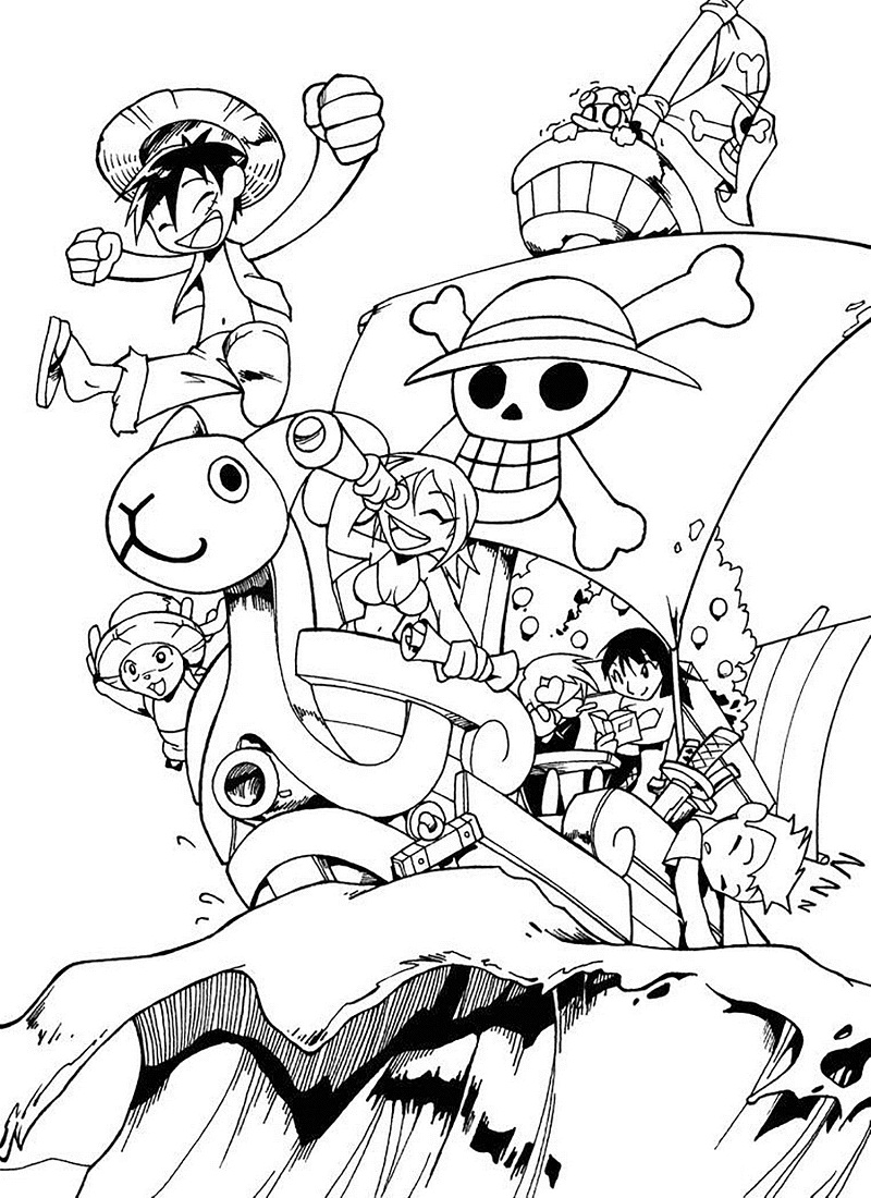 Chibi Luffy Y Crew