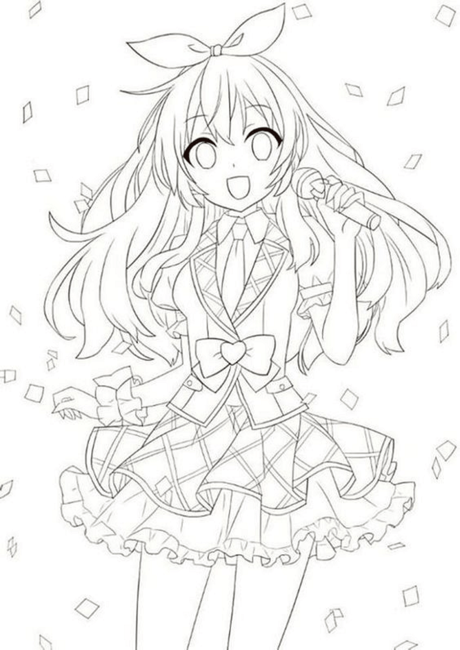 Chica Anime Cantando