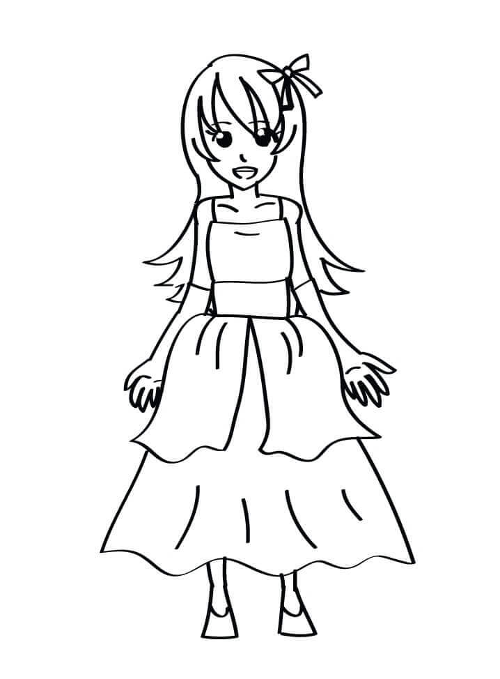 Chica en Vestido