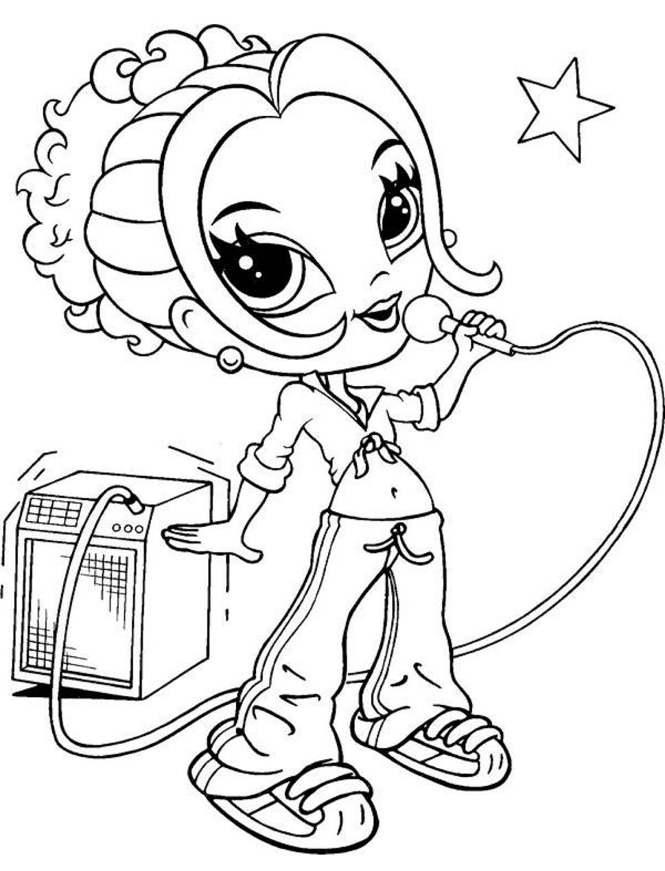 Chica Glamour Cantando