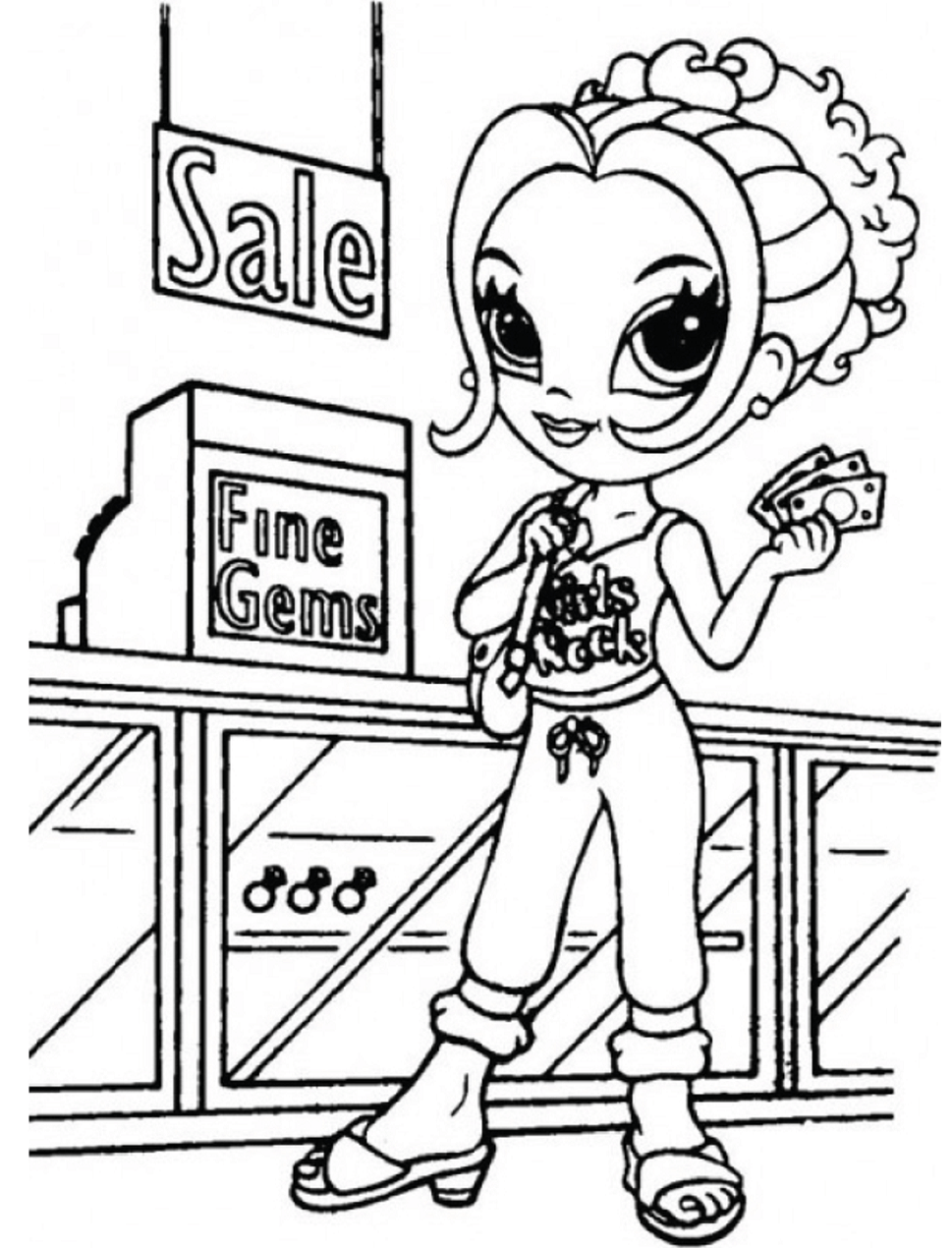 Chica Glamour Está De Compras