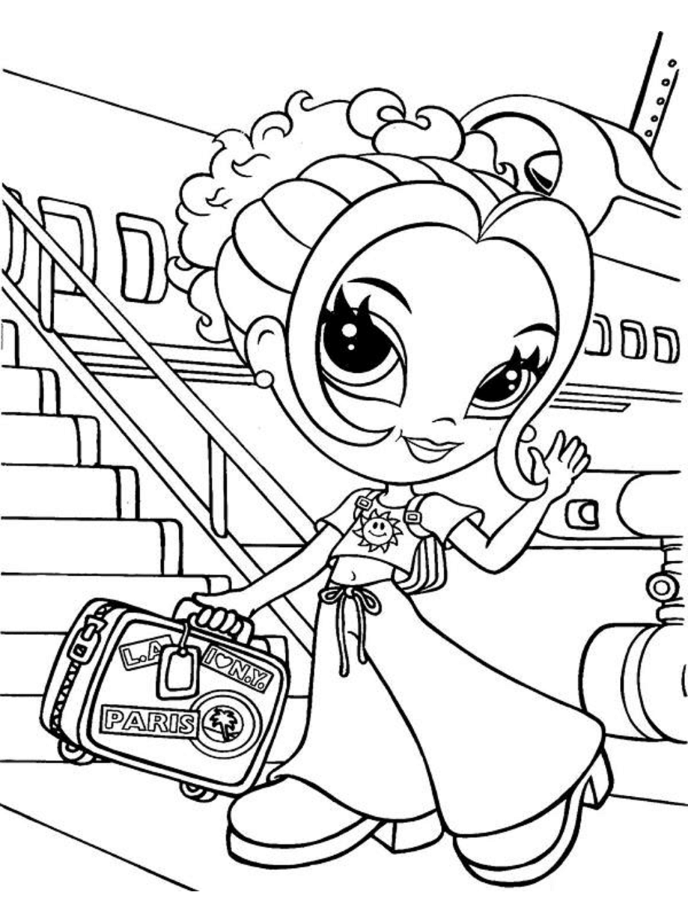 Chica Glamour Viajando