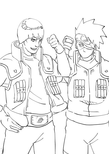 Chico Y kakashi