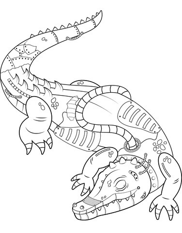 Cocodrilo Steampunk