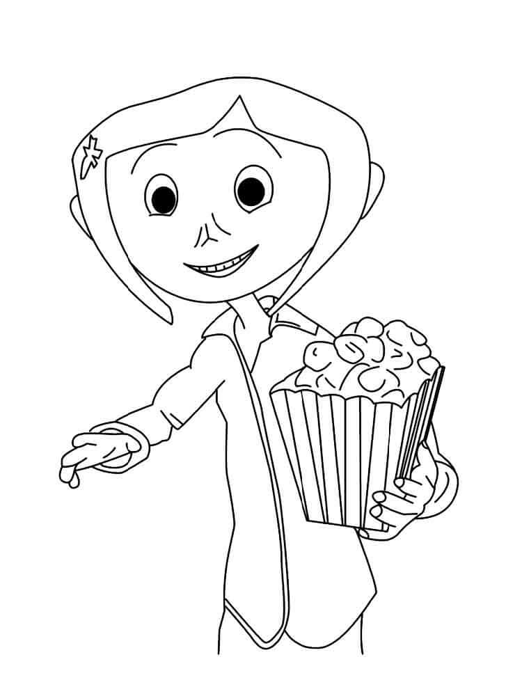 Coraline Y Palomitas De Maíz