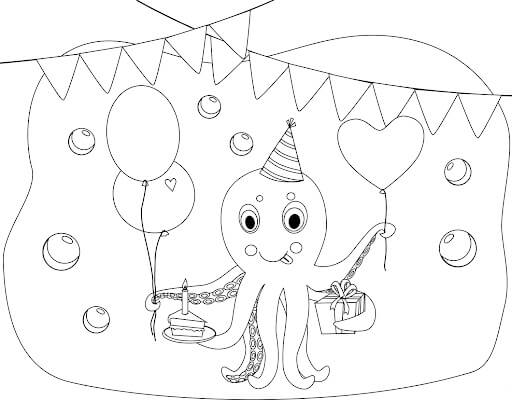 Cumpleaños de Pulpo