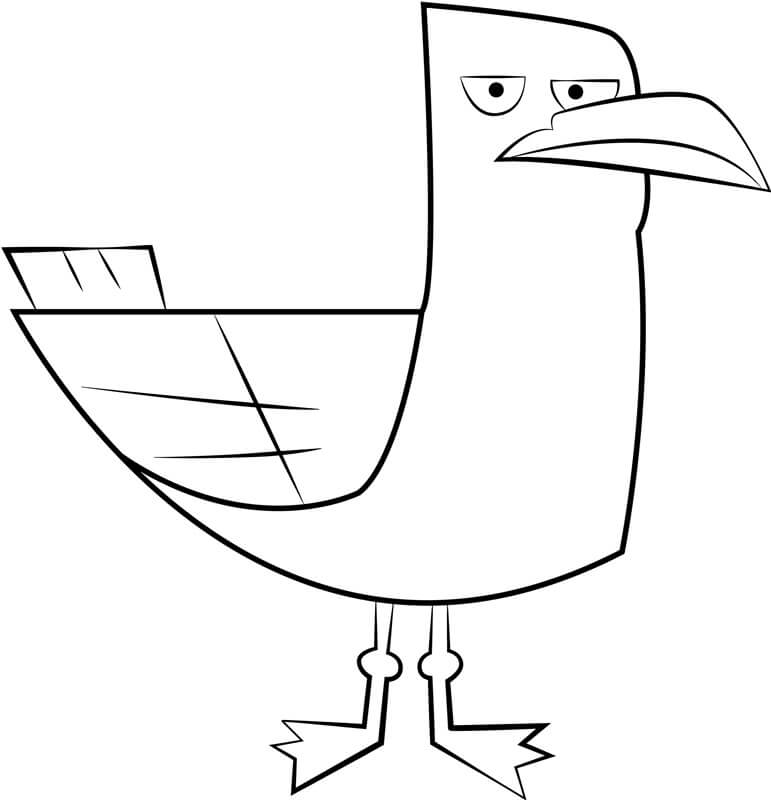 Dibujo de Gaviota